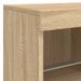 Buffet avec lumières LED chêne sonoma 81x37x67 cm - Photo n°10