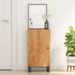 Buffet avec porte 40x31x75 cm bois massif d'acacia - Photo n°1