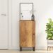Buffet avec porte 40x31x75 cm bois massif de manguier - Photo n°1