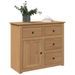 Buffet avec tiroirs Panama 93x40x80 cm bois massif de pin - Photo n°1