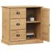 Buffet avec tiroirs VIGO 78x40x75 cm bois massif de pin - Photo n°3