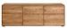Buffet bas en bois de chêne massif 3 portes Inka 172 cm - Photo n°1