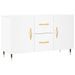 Buffet blanc 100x36x60 cm bois d'ingénierie - Photo n°1