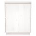 Buffet Blanc 60x34x75 cm Bois massif de pin 3 - Photo n°6