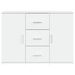 Buffet blanc 91x29,5x65 cm bois d'ingénierie - Photo n°6
