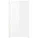 Buffet Blanc brillant 100x33x59,5 cm Bois d'ingénierie - Photo n°7