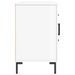 Buffet blanc brillant 100x36x60 cm bois d'ingénierie - Photo n°7