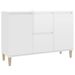 Buffet Blanc brillant 103,5x35x70 cm - Photo n°1