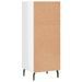 Buffet blanc brillant 34,5x32,5x90 cm bois d'ingénierie - Photo n°6