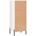 Buffet blanc brillant 34,5x32,5x90 cm bois d'ingénierie - Photo n°6