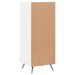 Buffet Blanc brillant 34,5x34x90 cm Bois d'ingénierie - Photo n°8