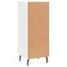 Buffet Blanc brillant 34,5x34x90 cm Bois d'ingénierie - Photo n°8