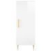 Buffet Blanc brillant 34,5x34x90 cm Bois d'ingénierie - Photo n°6