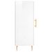 Buffet Blanc brillant 34,5x34x90 cm Bois d'ingénierie - Photo n°7