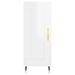 Buffet Blanc brillant 34,5x34x90 cm Bois d'ingénierie - Photo n°5