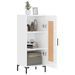 Buffet Blanc brillant 34,5x34x90 cm Bois d'ingénierie - Photo n°4