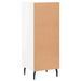 Buffet Blanc brillant 34,5x34x90 cm Bois d'ingénierie - Photo n°8