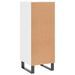 Buffet Blanc brillant 34,5x34x90 cm Bois d'ingénierie - Photo n°8