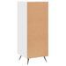 Buffet Blanc brillant 34,5x34x90 cm Bois d'ingénierie - Photo n°8