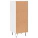 Buffet Blanc brillant 34,5x34x90 cm Bois d'ingénierie - Photo n°8