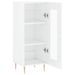 Buffet Blanc brillant 34,5x34x90 cm Bois d'ingénierie - Photo n°6