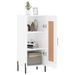 Buffet Blanc brillant 34,5x34x90 cm Bois d'ingénierie - Photo n°4