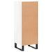 Buffet Blanc brillant 34,5x34x90 cm Bois d'ingénierie - Photo n°8