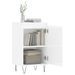 Buffet blanc brillant 40x35x70 cm bois d'ingénierie - Photo n°4