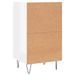 Buffet blanc brillant 40x35x70 cm bois d'ingénierie - Photo n°8