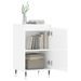 Buffet blanc brillant 40x35x70 cm bois d'ingénierie - Photo n°4