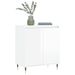 Buffet Blanc brillant 60x35x70 cm Bois d'ingénierie - Photo n°3