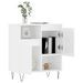 Buffet Blanc brillant 60x35x70 cm Bois d'ingénierie - Photo n°4