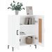 Buffet Blanc brillant 69,5x34x90 cm Bois d'ingénierie - Photo n°4