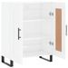 Buffet Blanc brillant 69,5x34x90 cm Bois d'ingénierie - Photo n°6