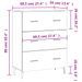 Buffet Blanc brillant 69,5x34x90 cm Bois d'ingénierie - Photo n°12