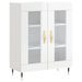 Buffet Blanc brillant 69,5x34x90 cm Bois d'ingénierie - Photo n°1