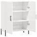 Buffet Blanc brillant 69,5x34x90 cm Bois d'ingénierie - Photo n°6