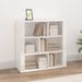 Buffet Blanc brillant 80x30x80 cm Bois d'ingénierie - Photo n°1