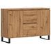 Buffet chêne artisanal 104x35x70 cm bois d'ingénierie - Photo n°2