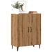 Buffet chêne artisanal 70x34x90 cm bois d'ingénierie - Photo n°1