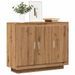 Buffet chêne artisanal 92x35x75 cm bois d'ingénierie - Photo n°1