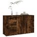 Buffet Chêne fumé 100x33x59,5 cm Bois d'ingénierie - Photo n°4