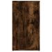 Buffet Chêne fumé 100x33x59,5 cm Bois d'ingénierie - Photo n°7