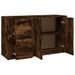 Buffet Chêne fumé 100x33x59,5 cm Bois d'ingénierie - Photo n°8