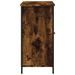 Buffet chêne fumé 100x35x70 cm bois d'ingénierie - Photo n°7