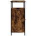 Buffet chêne fumé 100x35x80 cm bois d'ingénierie - Photo n°7