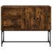 Buffet chêne fumé 100x40x79,5 cm bois d'ingénierie - Photo n°5