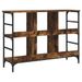 Buffet chêne fumé 102x32x73,5 cm bois d'ingénierie - Photo n°6