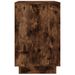 Buffet chêne fumé 102x35x55 cm bois d'ingénierie - Photo n°7