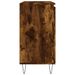 Buffet chêne fumé 104x35x70 cm bois d'ingénierie - Photo n°7